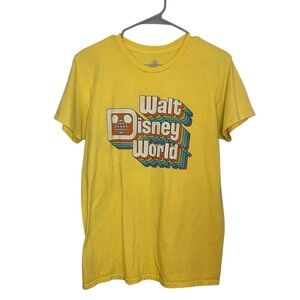 Yellow Walt Disney World T-Shirt medium
